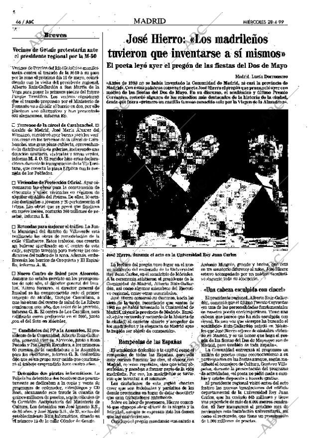 ABC MADRID 28-04-1999 página 66