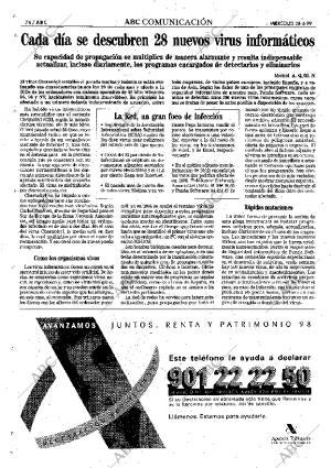 ABC MADRID 28-04-1999 página 74