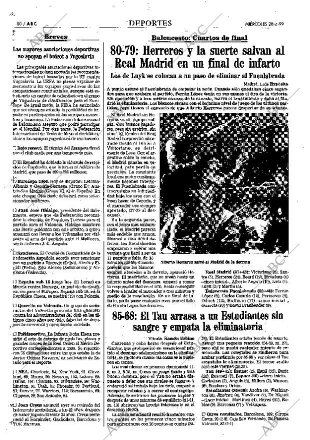 ABC MADRID 28-04-1999 página 80