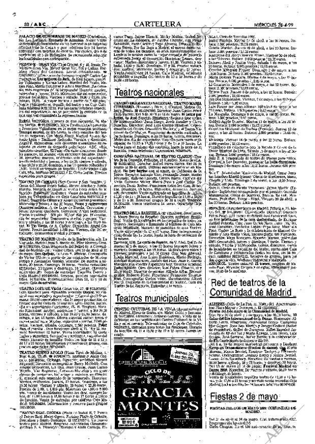 ABC MADRID 28-04-1999 página 88