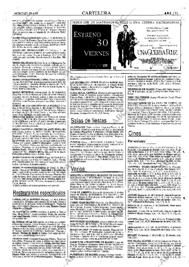 ABC MADRID 28-04-1999 página 91