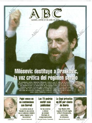 ABC MADRID 29-04-1999 página 1