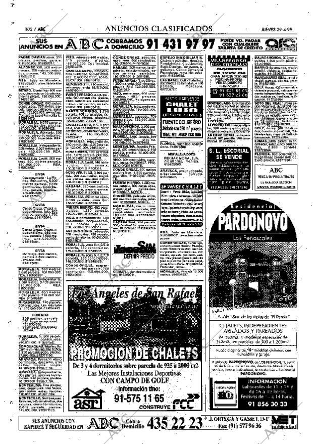 ABC MADRID 29-04-1999 página 102