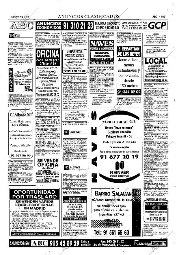 ABC MADRID 29-04-1999 página 103
