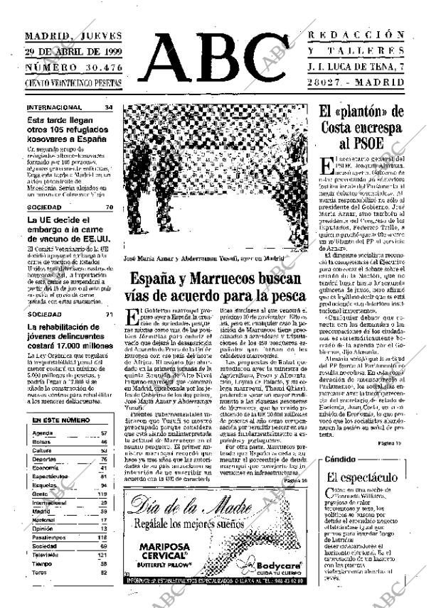 ABC MADRID 29-04-1999 página 11