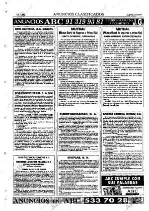 ABC MADRID 29-04-1999 página 116