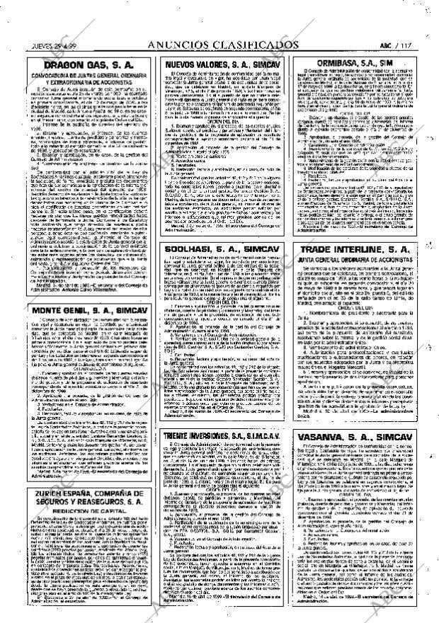 ABC MADRID 29-04-1999 página 117