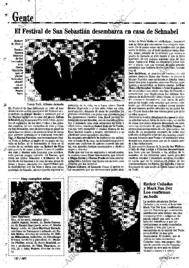 ABC MADRID 29-04-1999 página 120