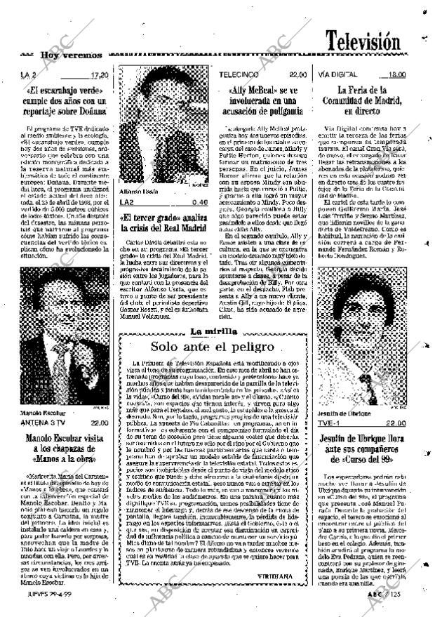 ABC MADRID 29-04-1999 página 125