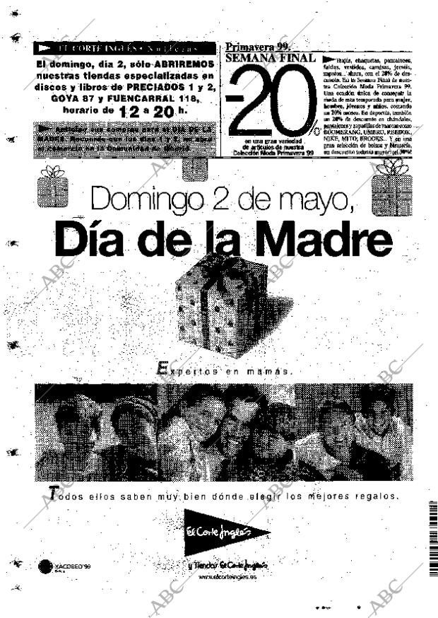 ABC MADRID 29-04-1999 página 128