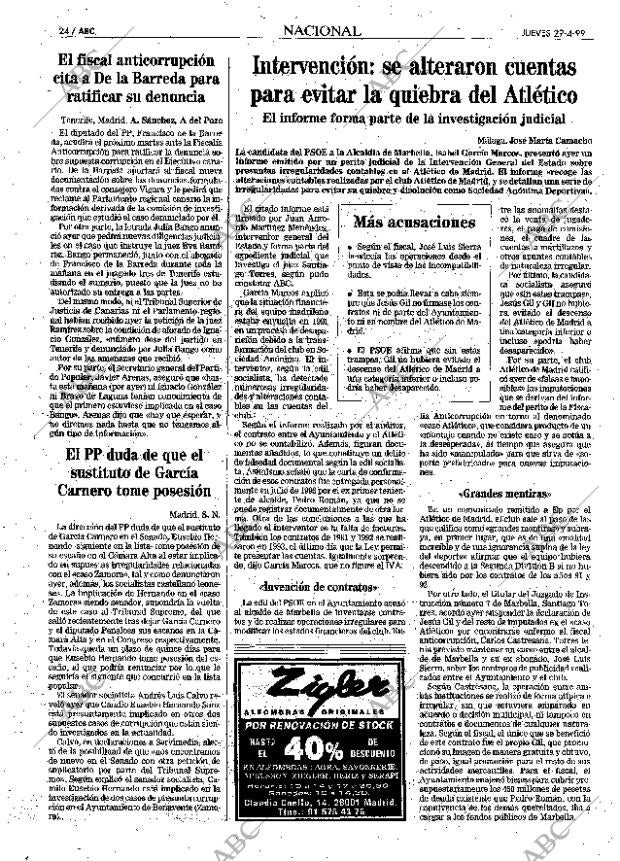 ABC MADRID 29-04-1999 página 24