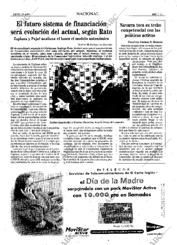 ABC MADRID 29-04-1999 página 25