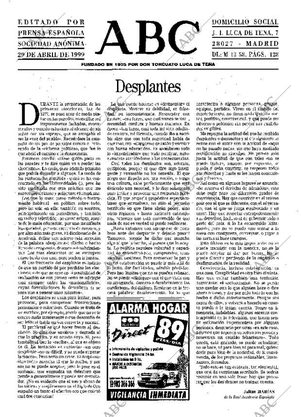ABC MADRID 29-04-1999 página 3