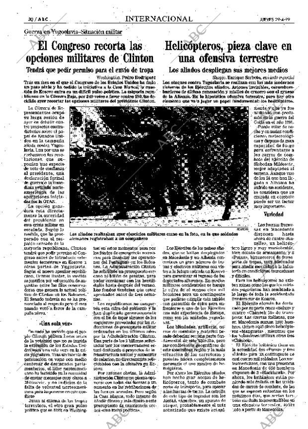 ABC MADRID 29-04-1999 página 30