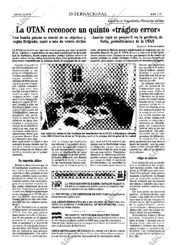ABC MADRID 29-04-1999 página 31