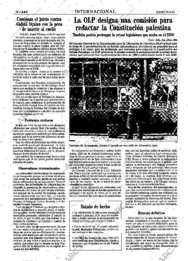 ABC MADRID 29-04-1999 página 38