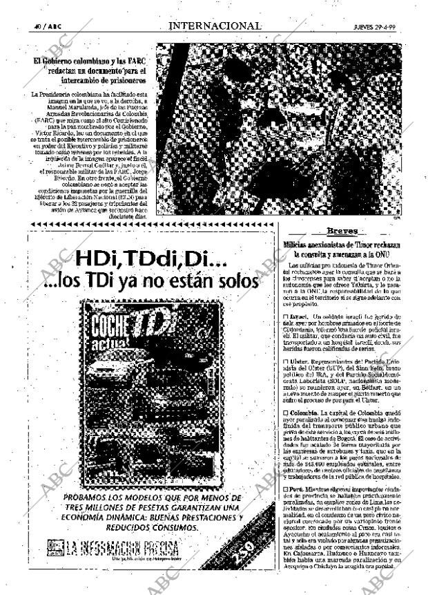 ABC MADRID 29-04-1999 página 40