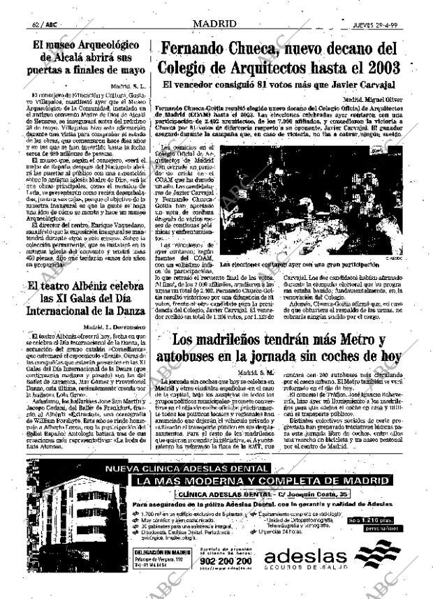 ABC MADRID 29-04-1999 página 62
