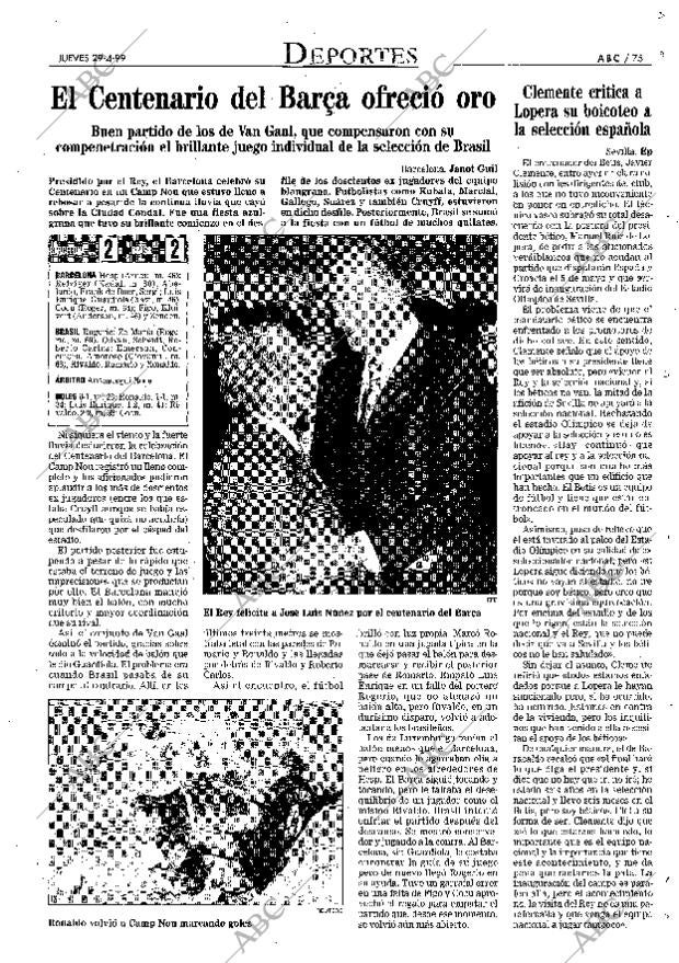 ABC MADRID 29-04-1999 página 75