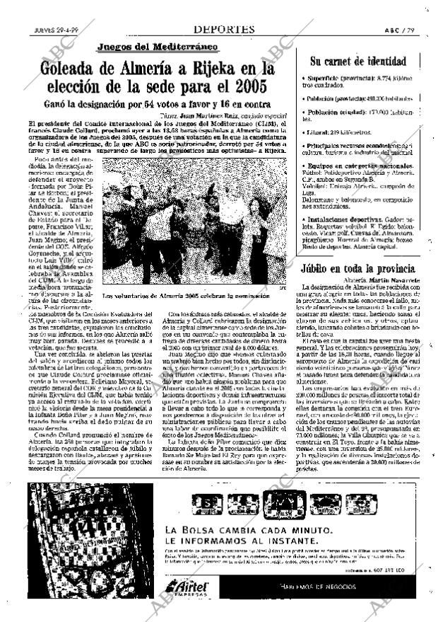 ABC MADRID 29-04-1999 página 79