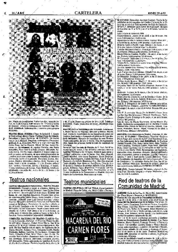 ABC MADRID 29-04-1999 página 86