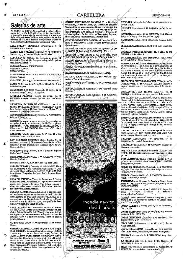 ABC MADRID 29-04-1999 página 88