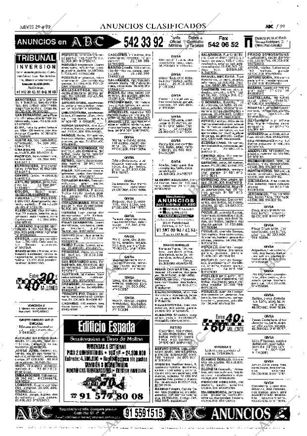 ABC MADRID 29-04-1999 página 99