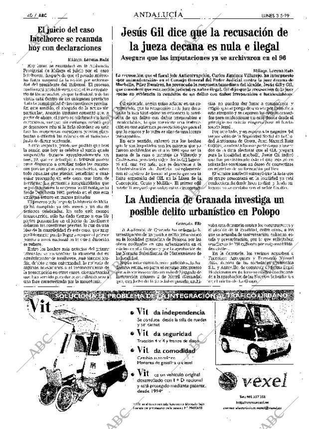 ABC SEVILLA 03-05-1999 página 40