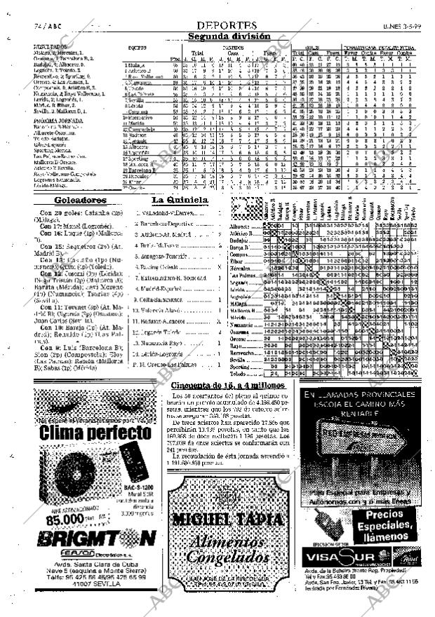 ABC SEVILLA 03-05-1999 página 74