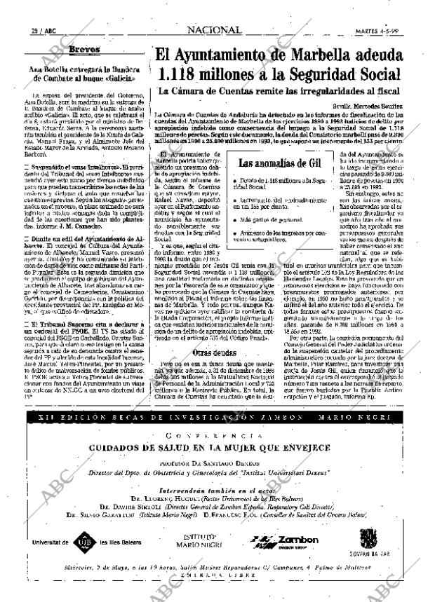 ABC MADRID 04-05-1999 página 28
