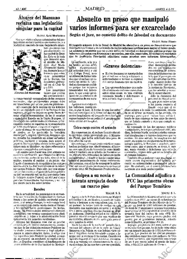 ABC MADRID 04-05-1999 página 62