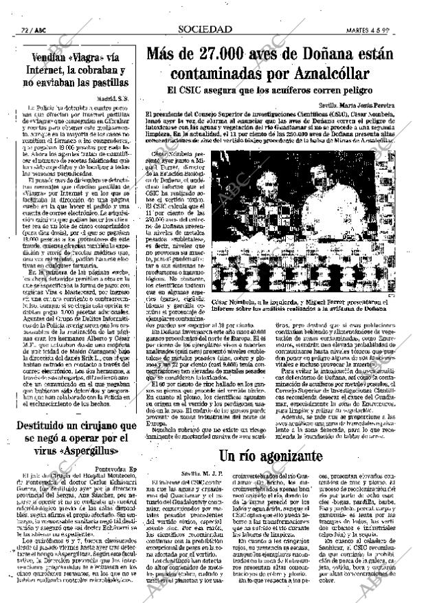 ABC MADRID 04-05-1999 página 72