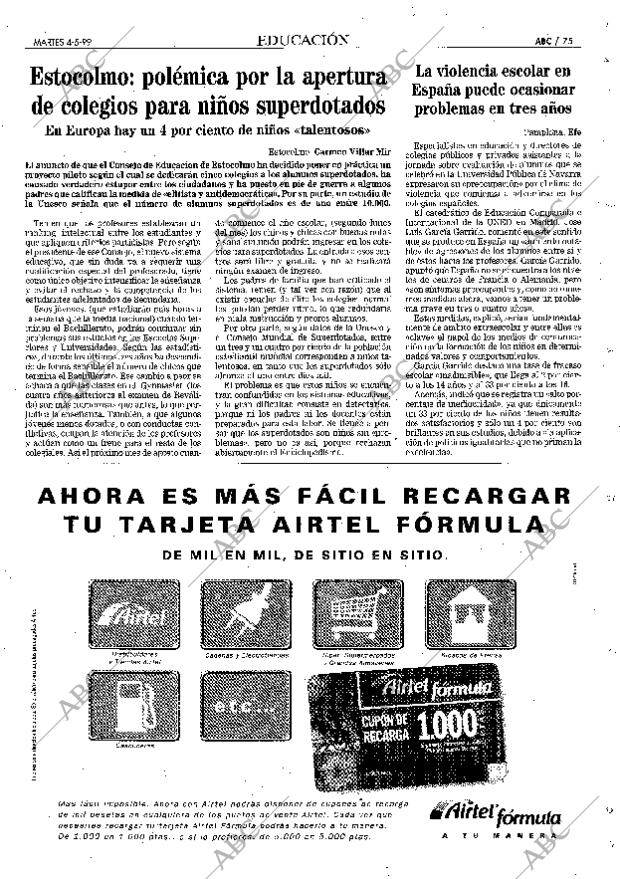 ABC MADRID 04-05-1999 página 75