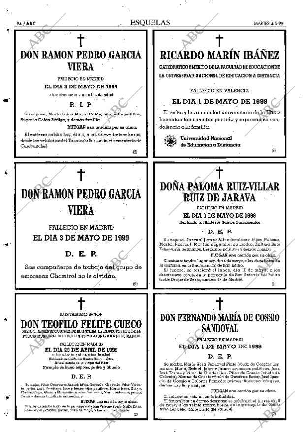 ABC MADRID 04-05-1999 página 94