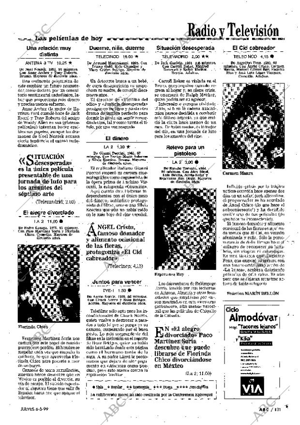 ABC MADRID 06-05-1999 página 131