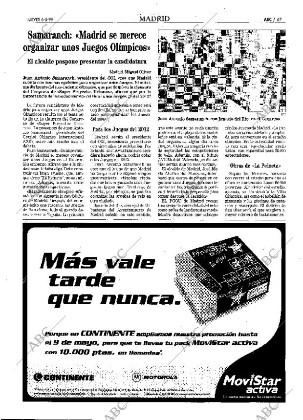 ABC MADRID 06-05-1999 página 67