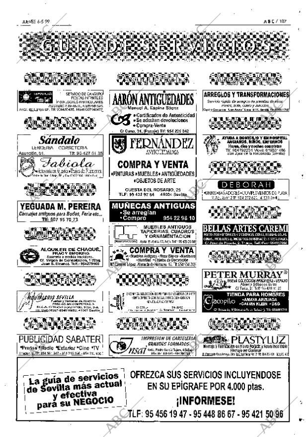 ABC SEVILLA 06-05-1999 página 107