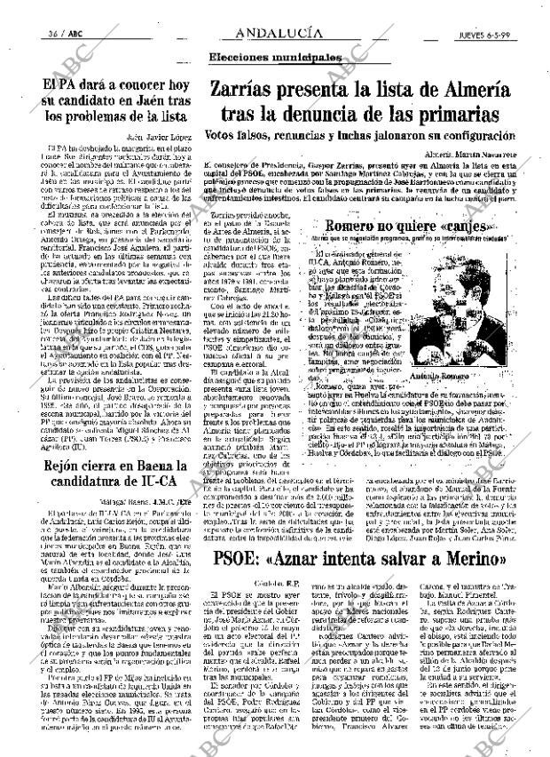 ABC SEVILLA 06-05-1999 página 36