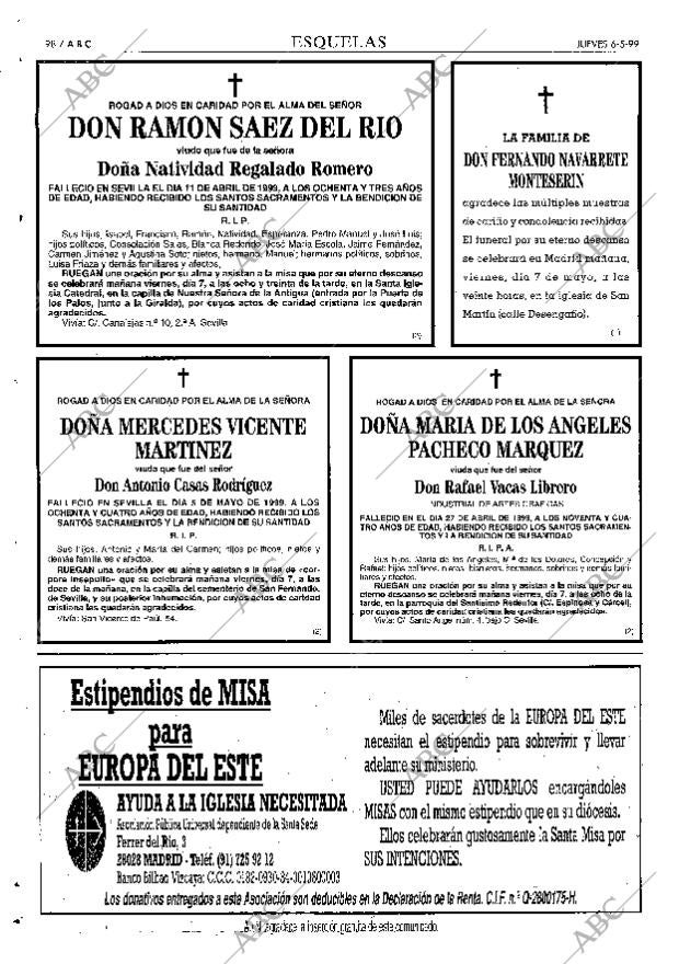ABC SEVILLA 06-05-1999 página 98