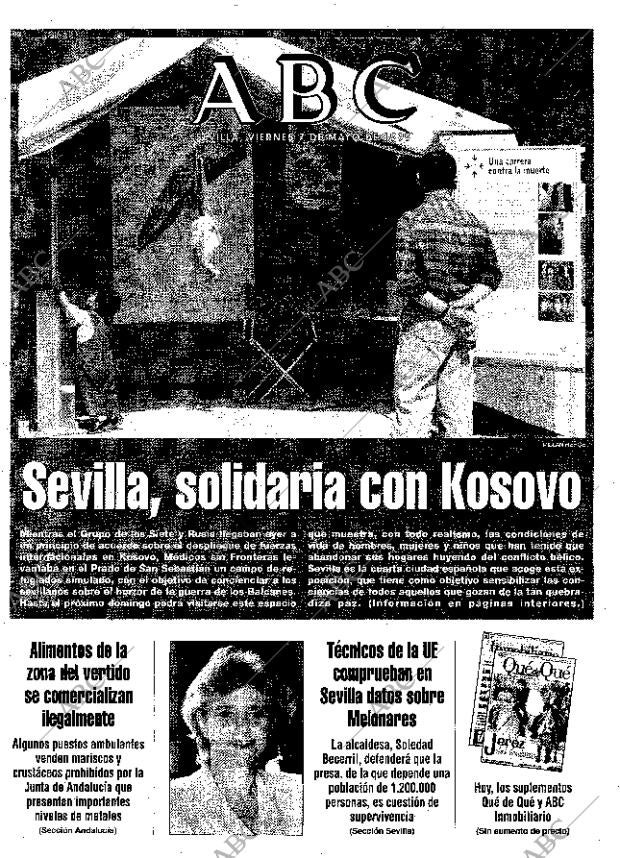 ABC SEVILLA 07-05-1999 página 1