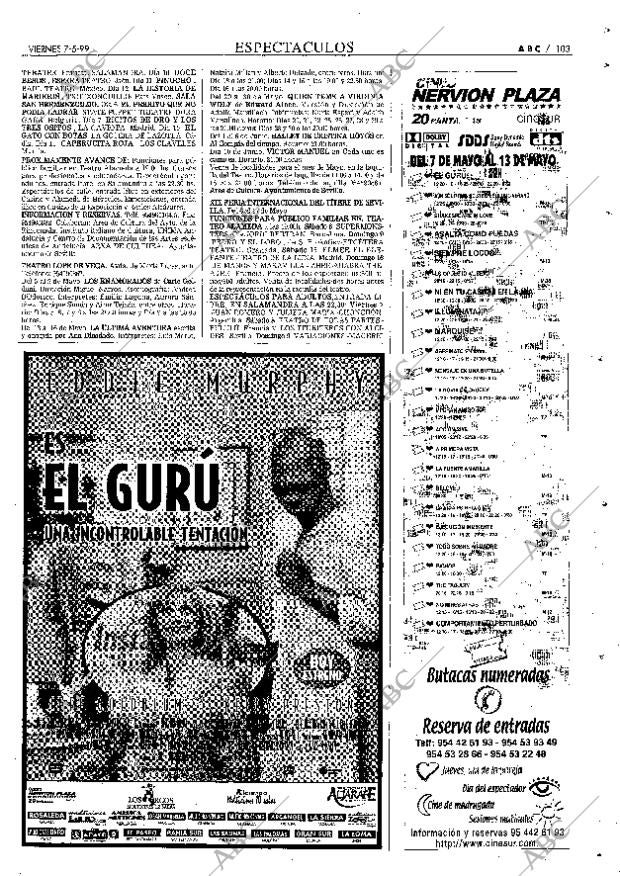 ABC SEVILLA 07-05-1999 página 103