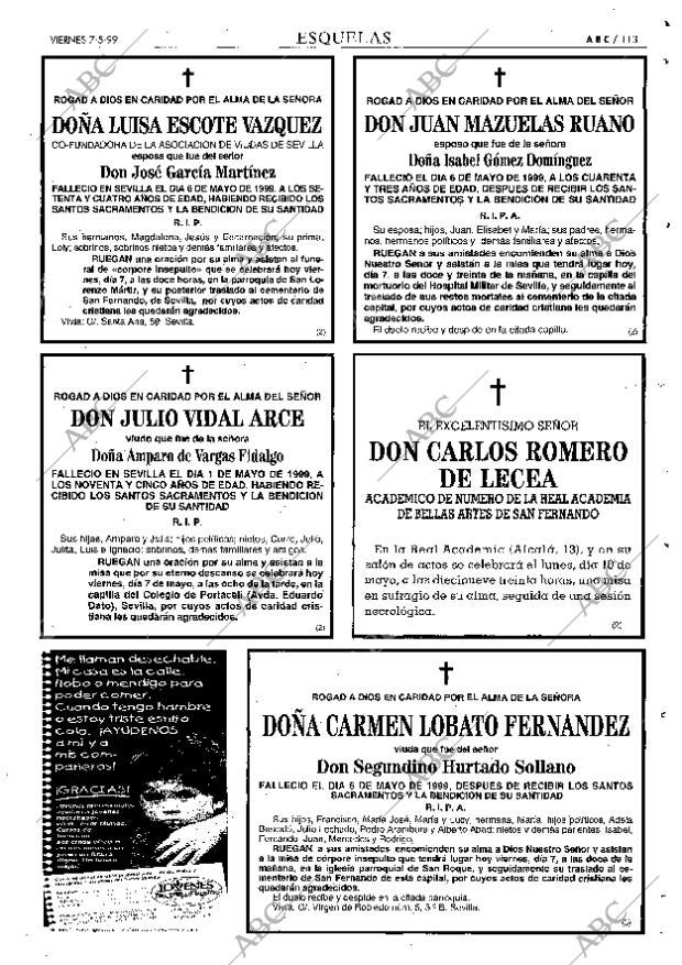 ABC SEVILLA 07-05-1999 página 113
