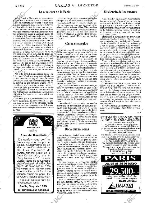 ABC SEVILLA 07-05-1999 página 12