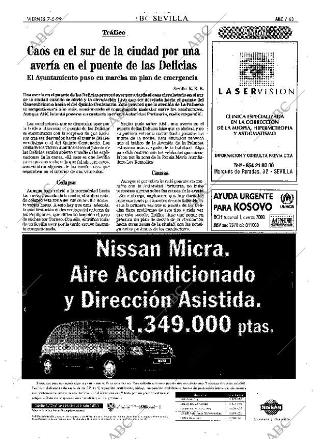 ABC SEVILLA 07-05-1999 página 63