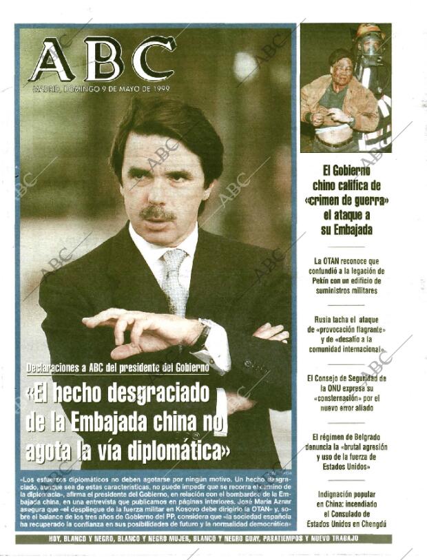 ABC MADRID 09-05-1999 página 1