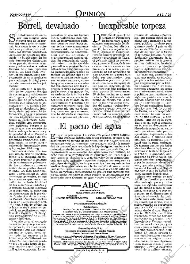 ABC MADRID 09-05-1999 página 25