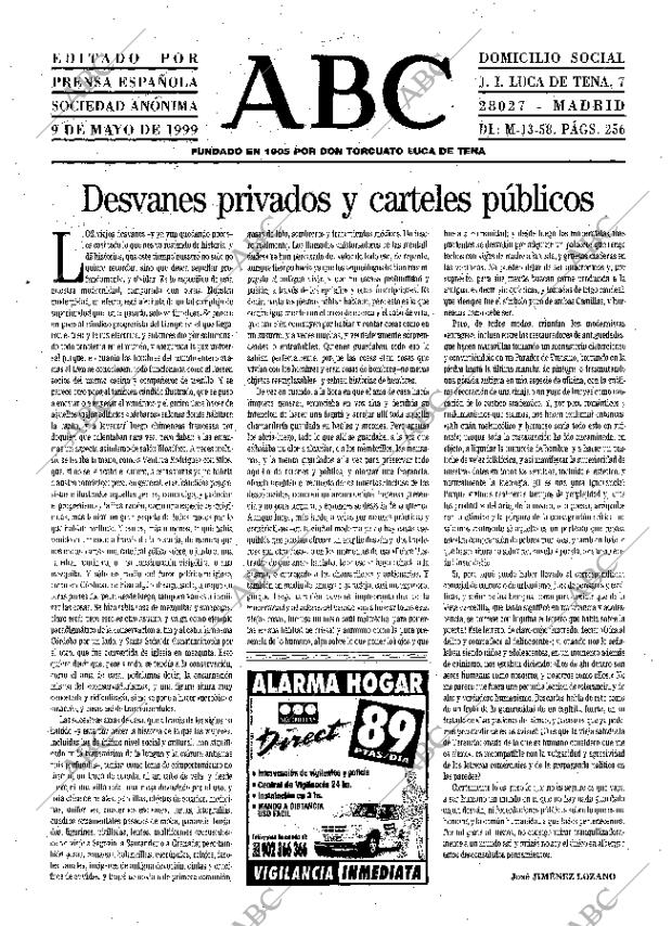 ABC MADRID 09-05-1999 página 3
