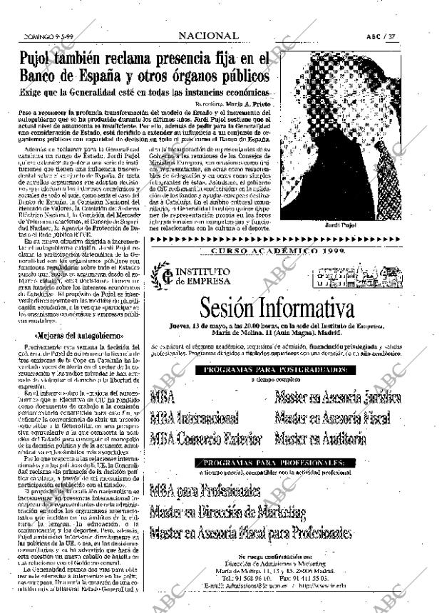 ABC MADRID 09-05-1999 página 37