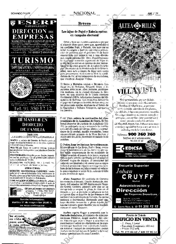 ABC MADRID 09-05-1999 página 39