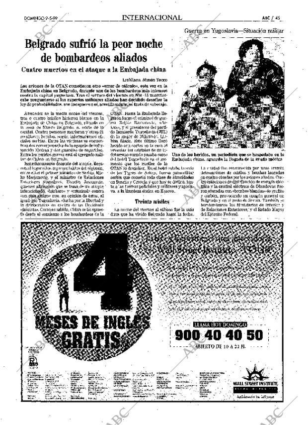 ABC MADRID 09-05-1999 página 45